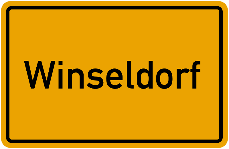 Ortsschild Winseldorf