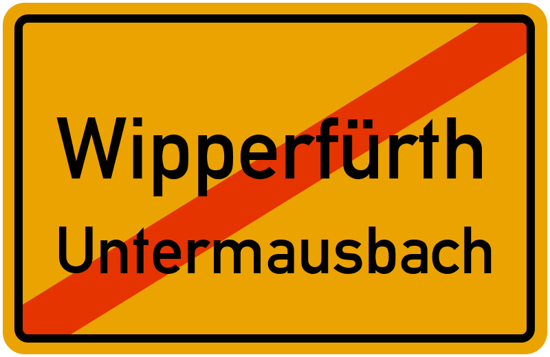 Ortsschild Wipperfürth