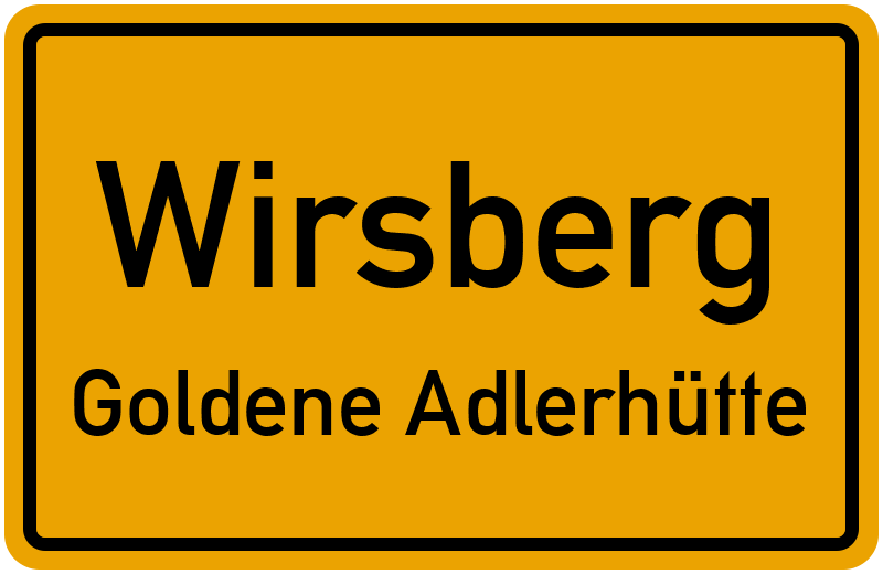Ortsschild Wirsberg