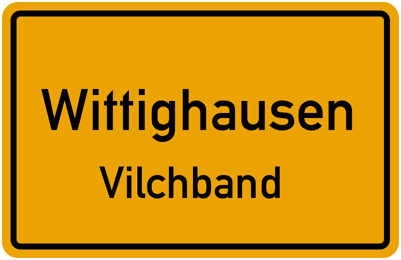 Ortsschild Wittighausen