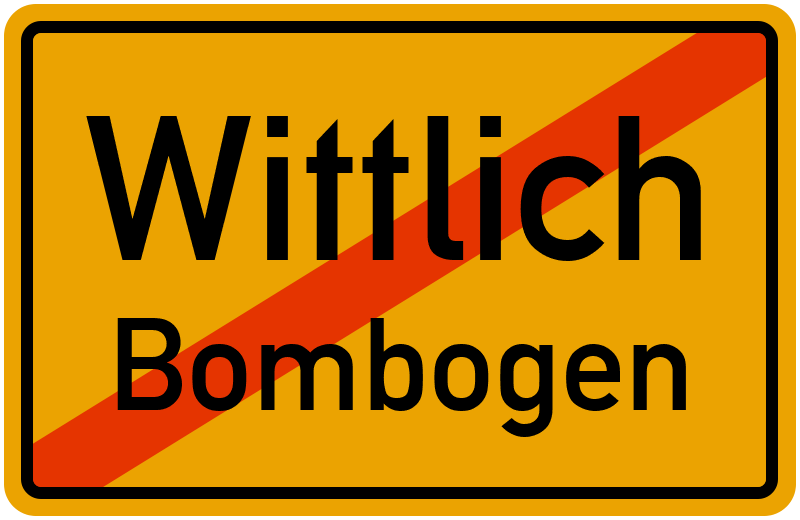 Ortsschild Wittlich