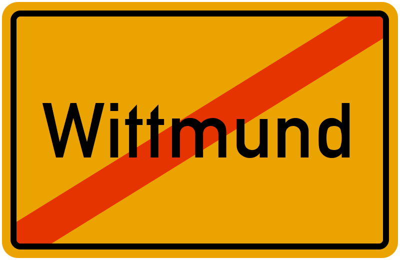 Ortsschild Wittmund