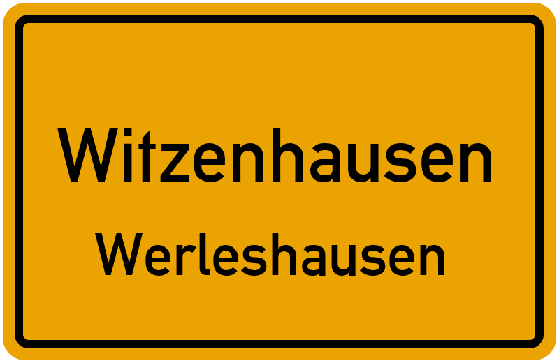 Ortsschild Witzenhausen