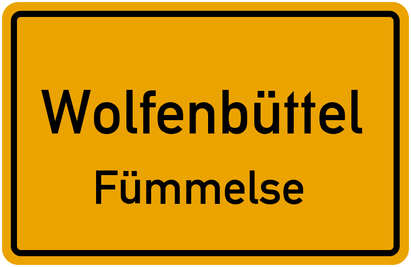 Ortsschild Wolfenbüttel