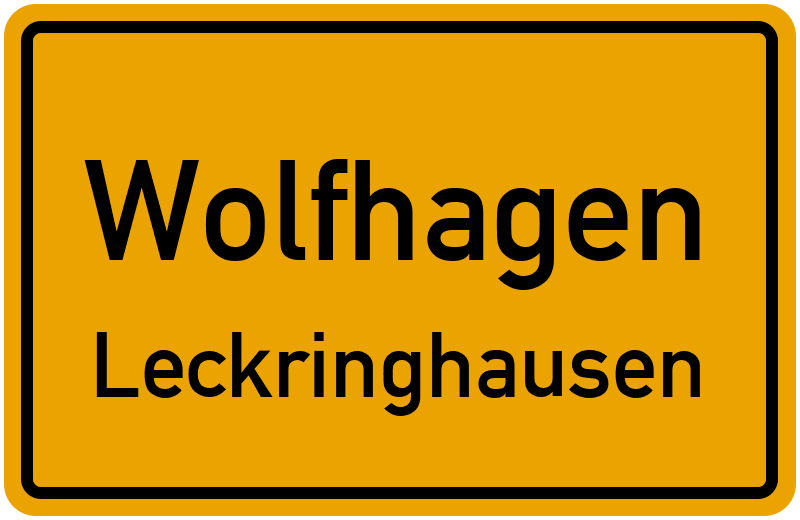 Ortsschild Wolfhagen