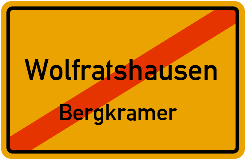 Ortsschild Wolfratshausen