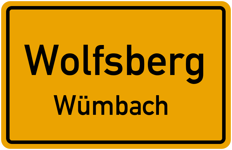 Ortsschild Wolfsberg