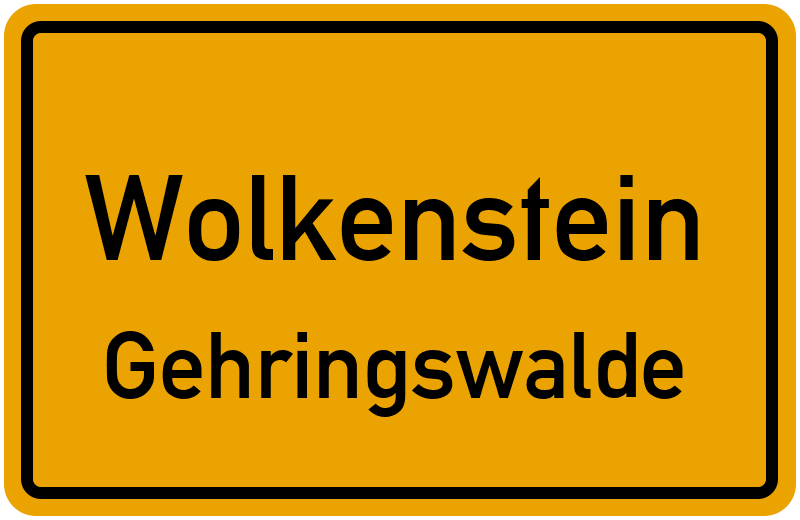 Ortsschild Wolkenstein