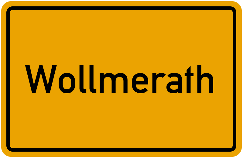 Ortsschild Wollmerath