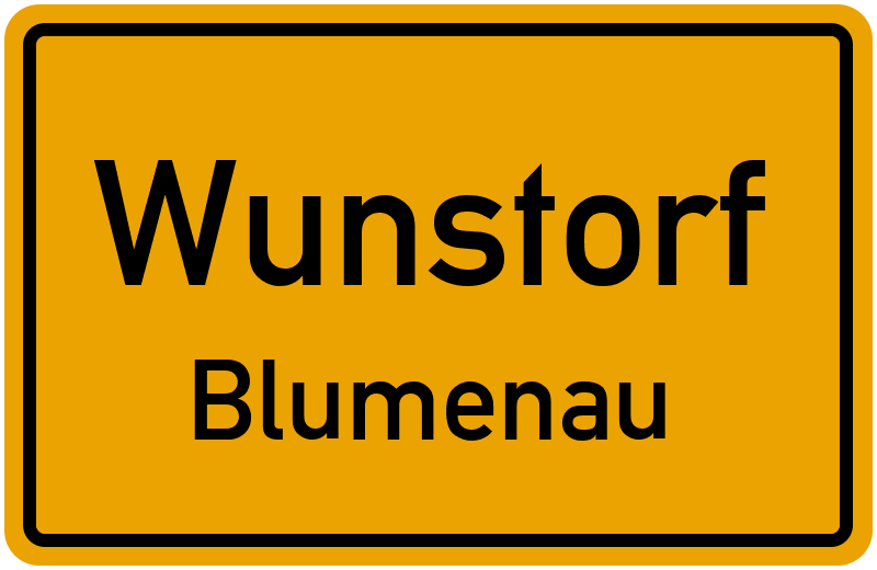 Ortsschild Wunstorf