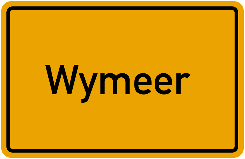 Ortsschild Wymeer
