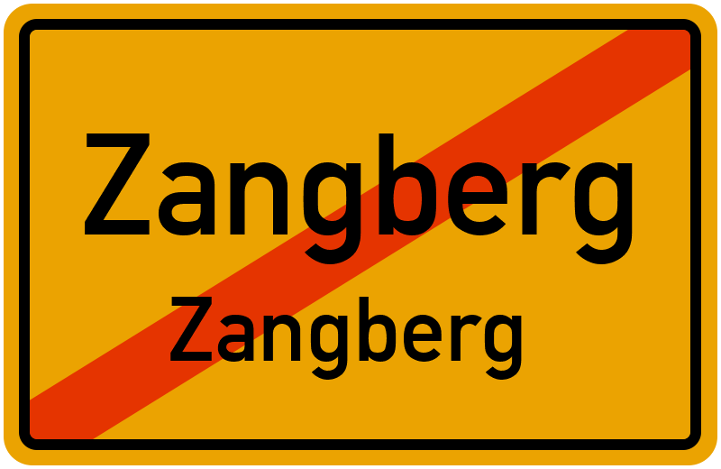 Ortsschild Zangberg