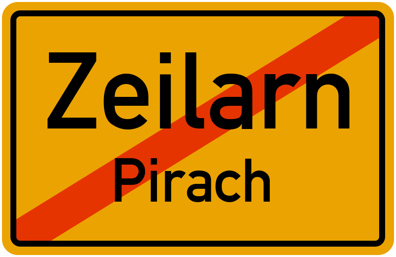 Ortsschild Zeilarn