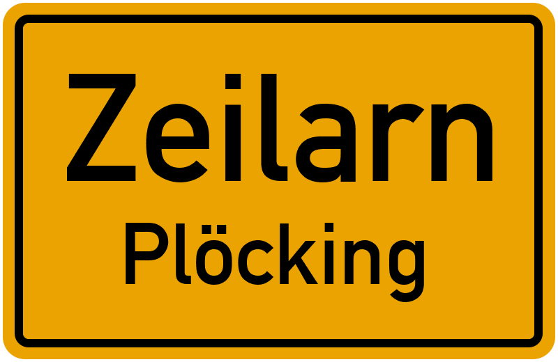Ortsschild Zeilarn