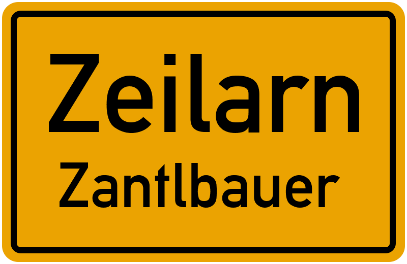 Ortsschild Zeilarn
