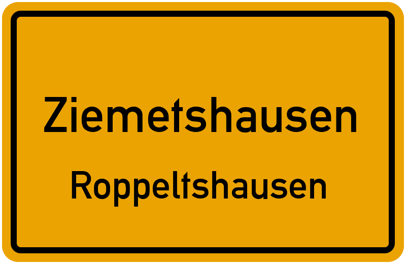 Ortsschild Ziemetshausen