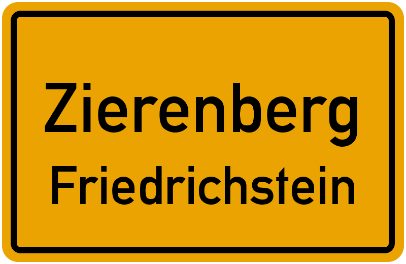Ortsschild Zierenberg