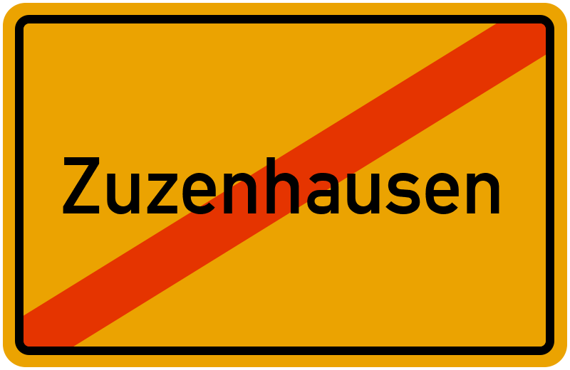 Ortsschild Zuzenhausen