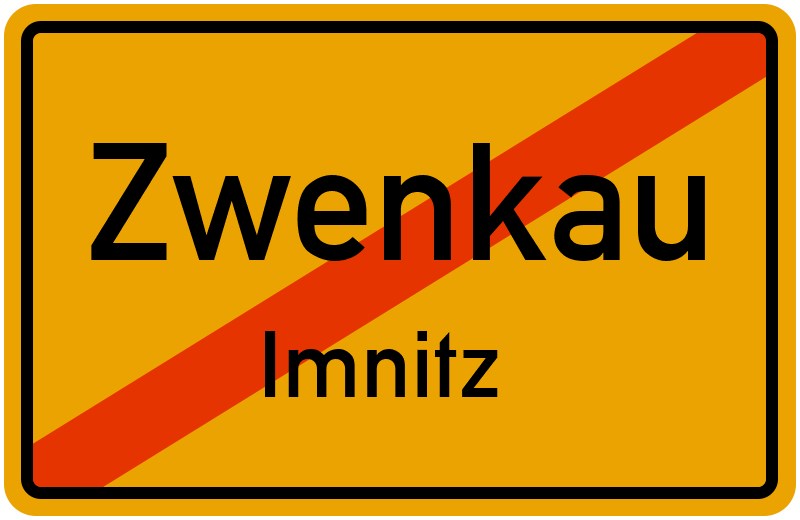Ortsschild Zwenkau