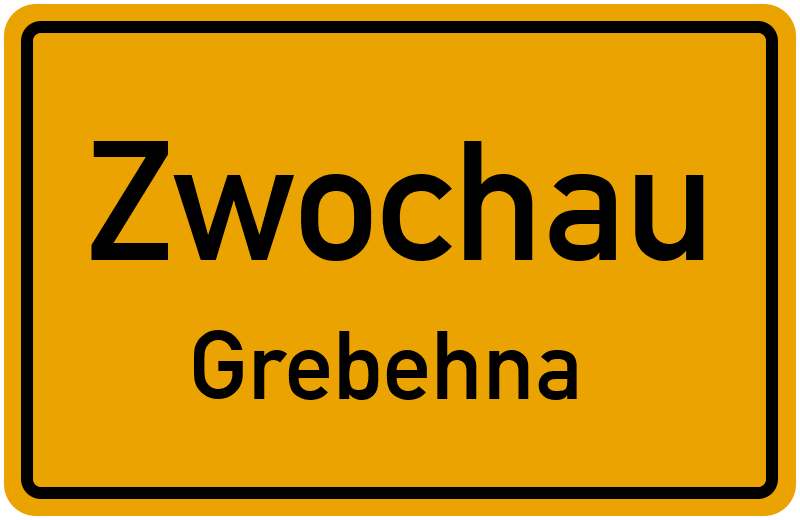 Ortsschild Zwochau