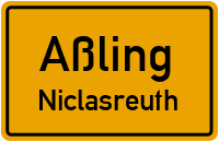 Straßenverzeichnis Aßling Niclasreuth