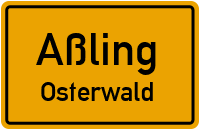 Straßenverzeichnis Aßling Osterwald