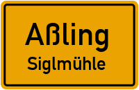 Straßenverzeichnis Aßling Siglmühle