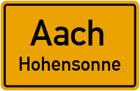 Aacher Straße in AachHohensonne