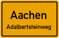 Papiermühlenweg in AachenAdalbertsteinweg