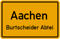Abteiplatz in AachenBurtscheider Abtei