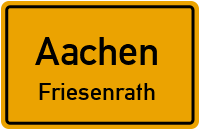 Straßen in Aachen Friesenrath