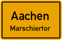 Burtscheider Straße in AachenMarschiertor
