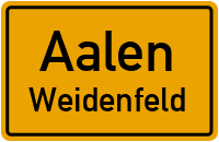 Willy-Brandt-Straße in AalenWeidenfeld
