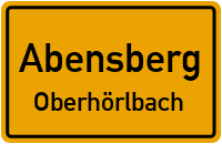 Straßenverzeichnis Abensberg Oberhörlbach