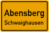 Straßenverzeichnis Abensberg Schwaighausen
