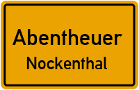 Waldstraße in AbentheuerNockenthal