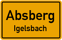 Straßen in Absberg Igelsbach