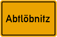City Sign Abtlöbnitz