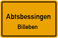Billeber Hauptstraße in AbtsbessingenBilleben