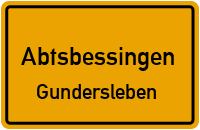 Straßen in Abtsbessingen Gundersleben