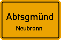 Stuifenstraße in AbtsgmündNeubronn
