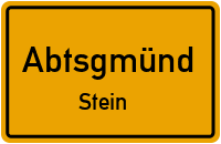 Stein in AbtsgmündStein