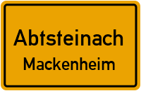 Straßen in Abtsteinach Mackenheim