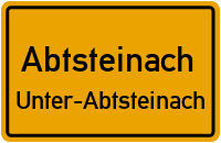 Bergweg in AbtsteinachUnter-Abtsteinach