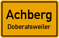 Altmannweg in AchbergDoberatsweiler