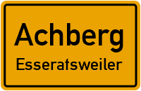 Englitzweg in AchbergEsseratsweiler