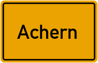 Wo liegt Achern?