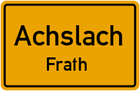 Straßen in Achslach Frath