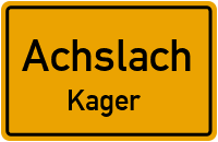 Straßenverzeichnis Achslach Kager