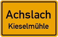 Straßenverzeichnis Achslach Kieselmühle